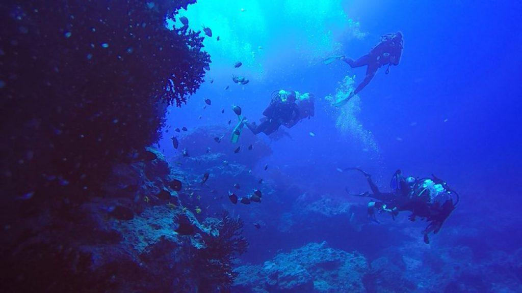 scuba dive in Mauritius