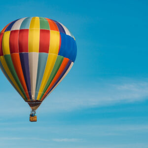 Hot Air Balloon in the sky