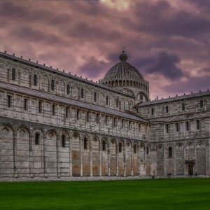 Pisa Cathedral cloudy