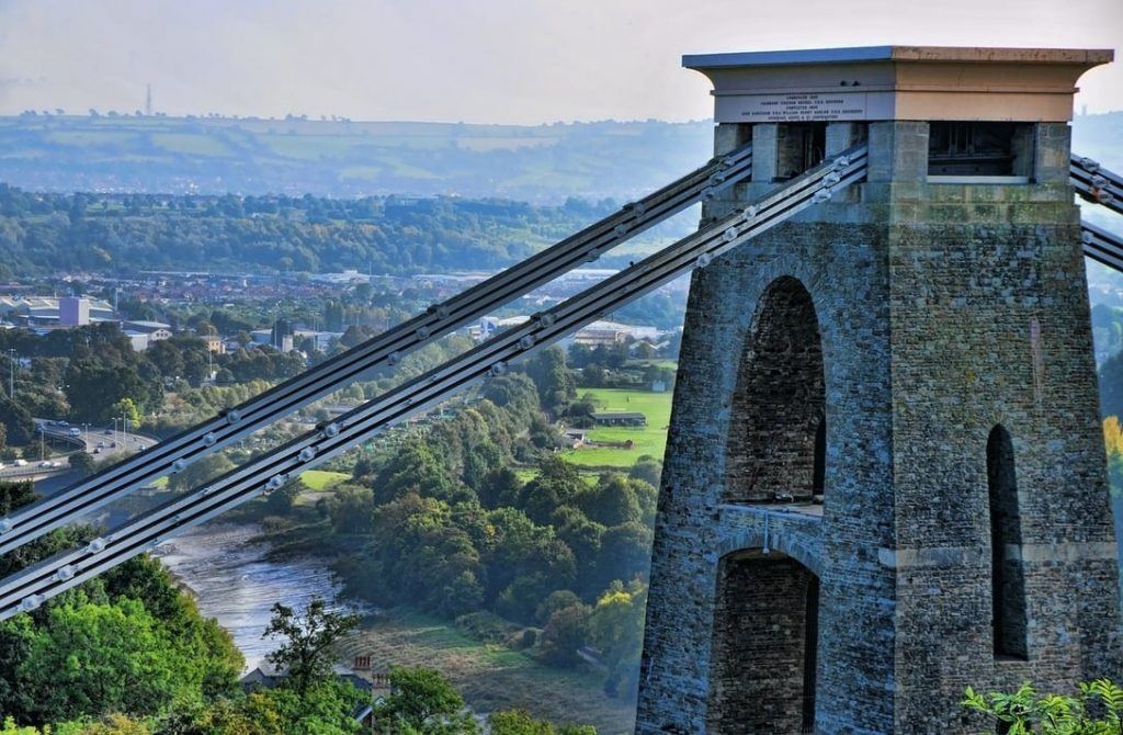 Clifton Suspension bridge in Bristol