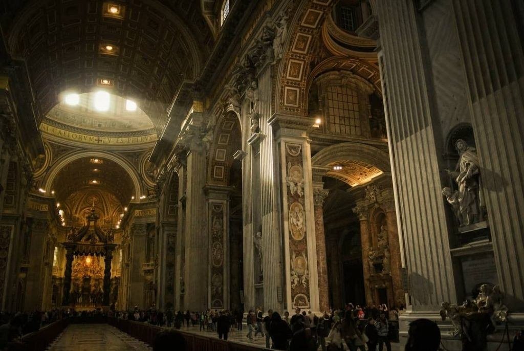 Inside St. Peter's Basilica