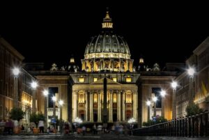 St Peter's Basilica at Night