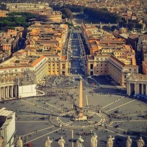 St. Peter's Square from the Basilica