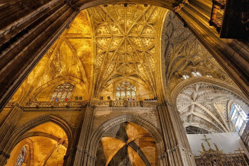 The roof of Seville Cathedral