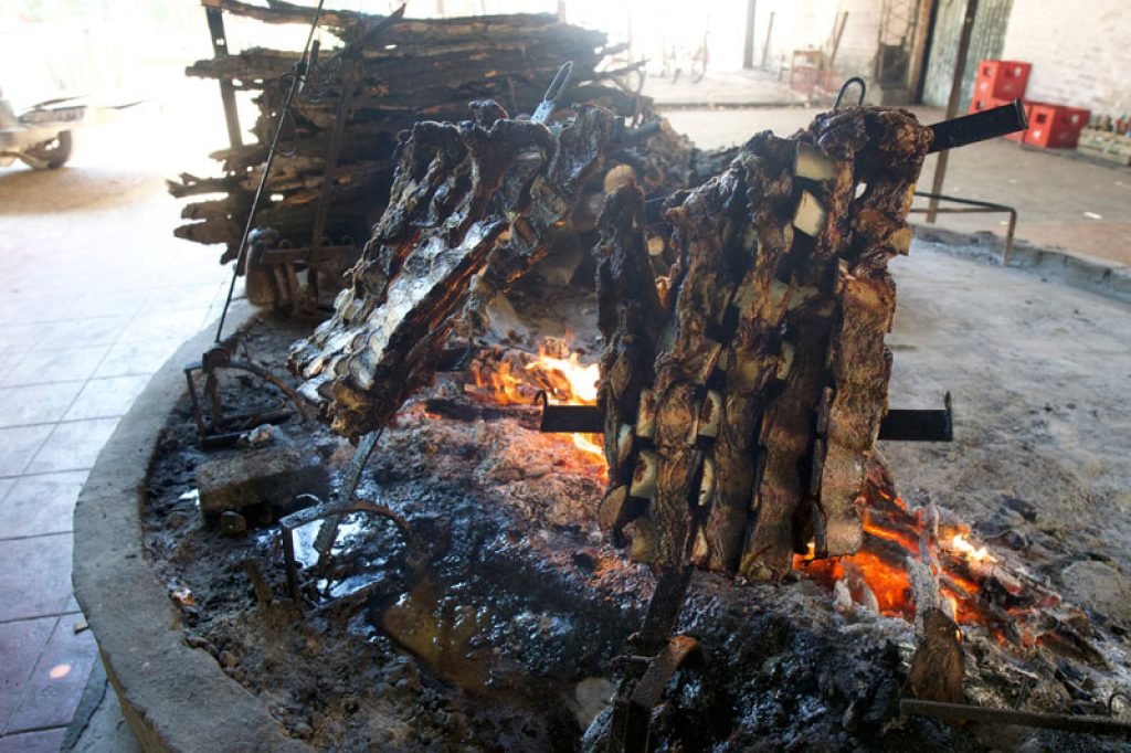 Argentinean bbq on a ranch