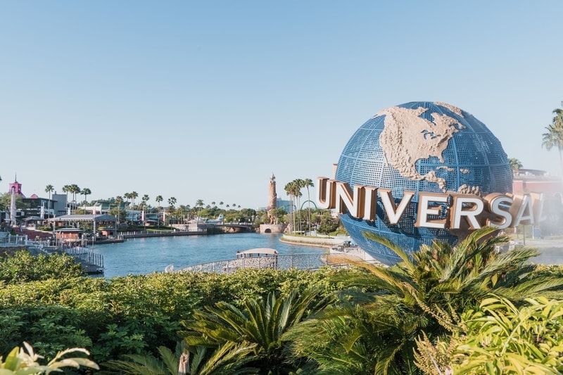 The Universal Studios Globe in Florida 