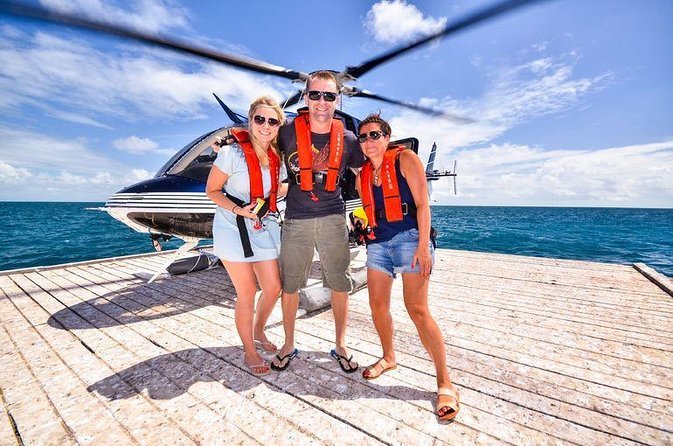 Great Barrier Reef Scenic Helicopter Tour and Cruise from Cairns