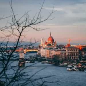 Boat cruise down Danube river Budapest