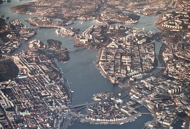 Aerial View of Stockholm