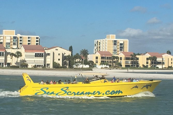 Screamer boat trip in Clearwater Beach