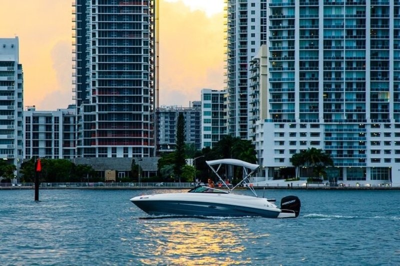 Miami sunset boat cruise