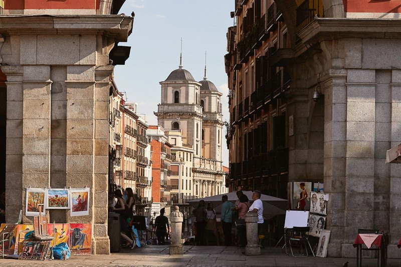 art and crafts at Madrid square