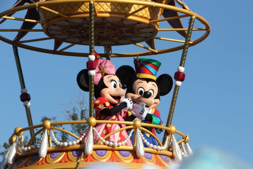 Mickey and Minnie mouse