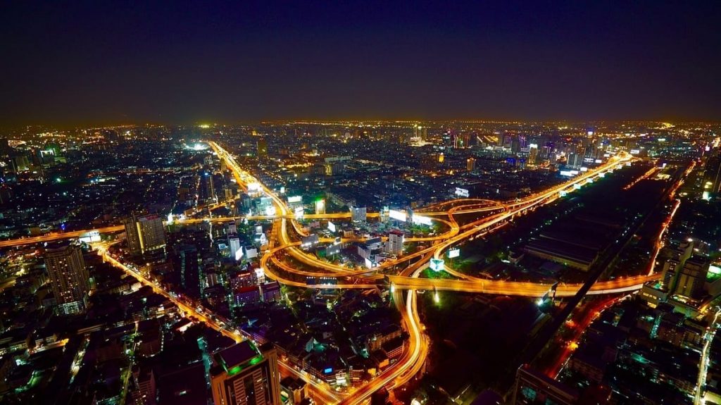 Bangkok aerial view