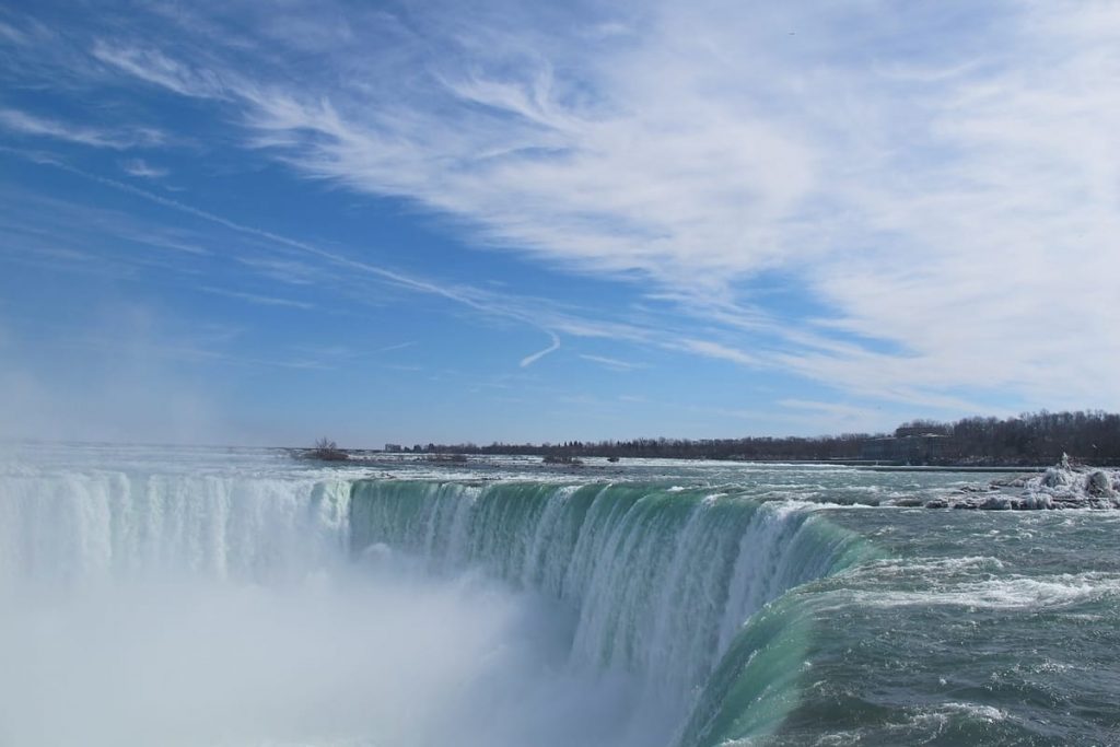 Niagara Falls water closeup 