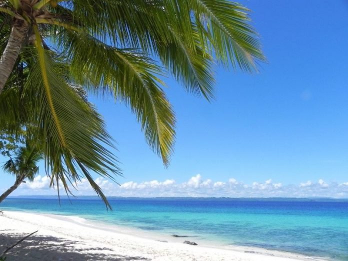 Beach on a Philippines island