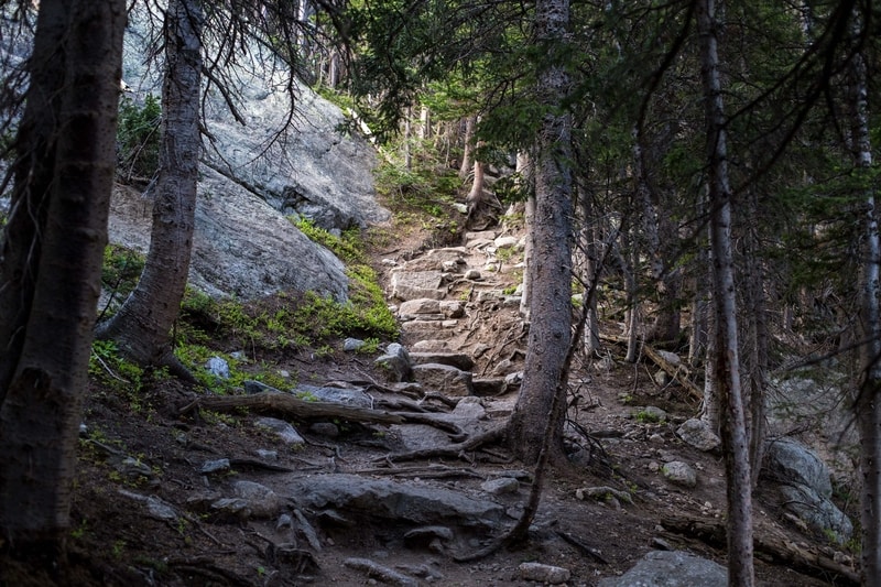 Rock Climbing Hiking Trail