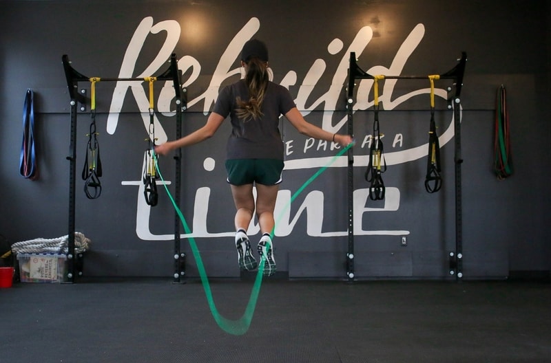 women Skipping rope