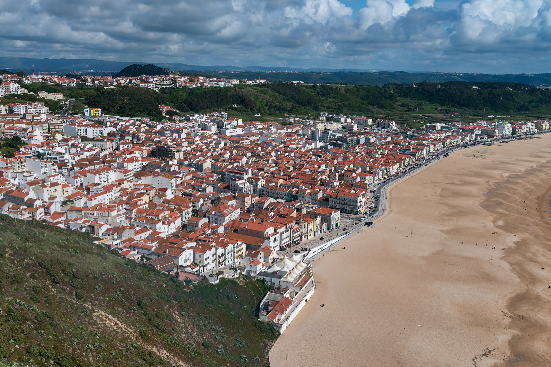 Nazare red roofs