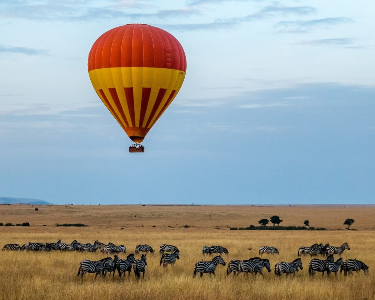 Hot air balloon Serengeti 