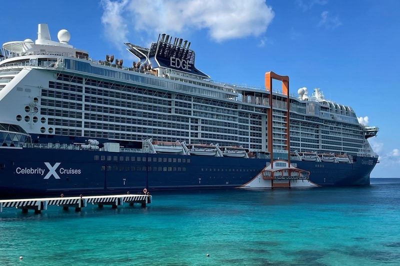 Celebrity cruise ship docking
