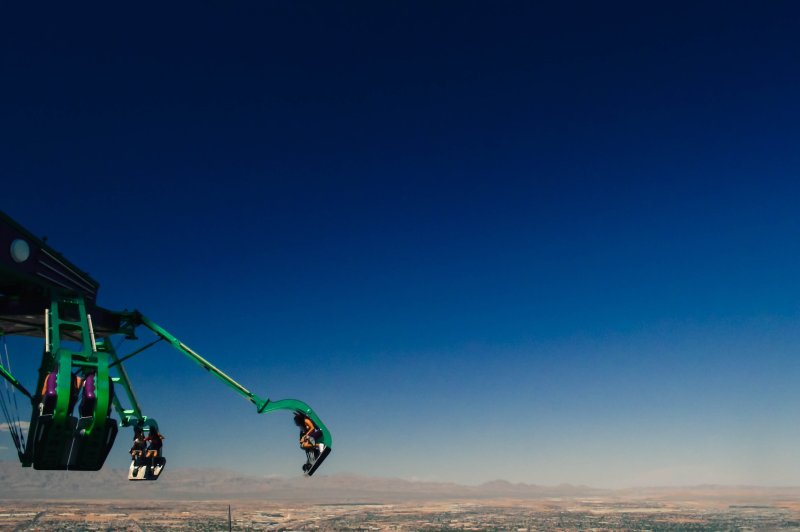 Insanity ride at Strat Skypod in Las Vegas
