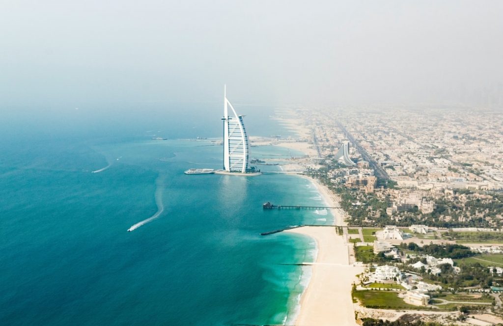 Dubai coastline