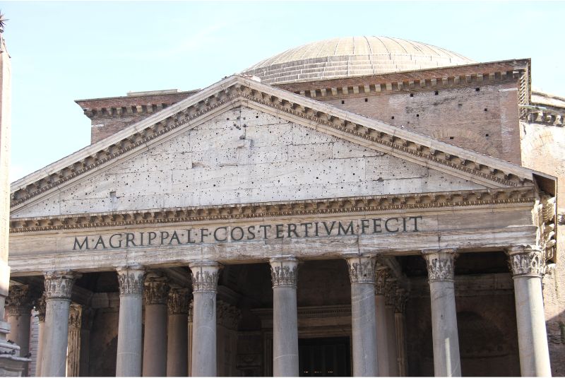 front of the pantheon