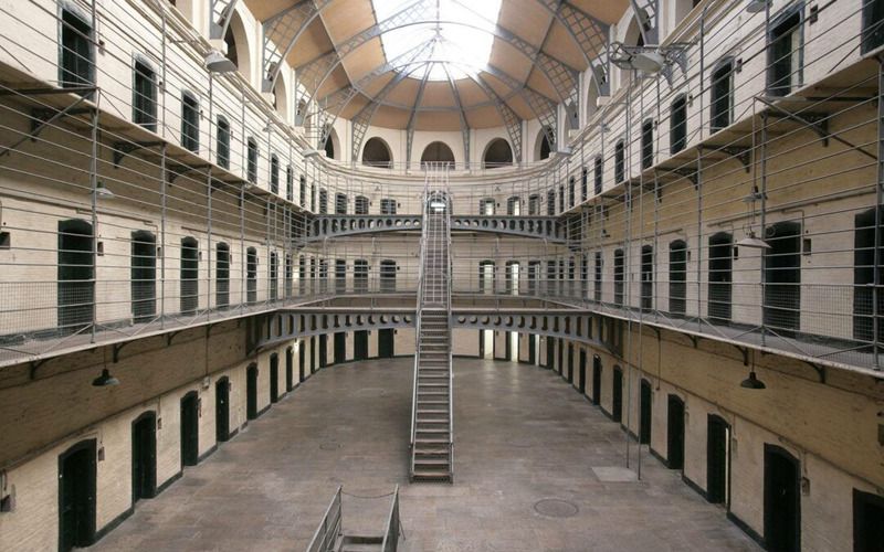 The inside of the Kilmainham Gaol Museum