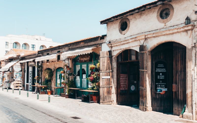 Town Street in Larnaca.