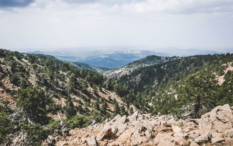 Troodos Mountains in Cyprus.