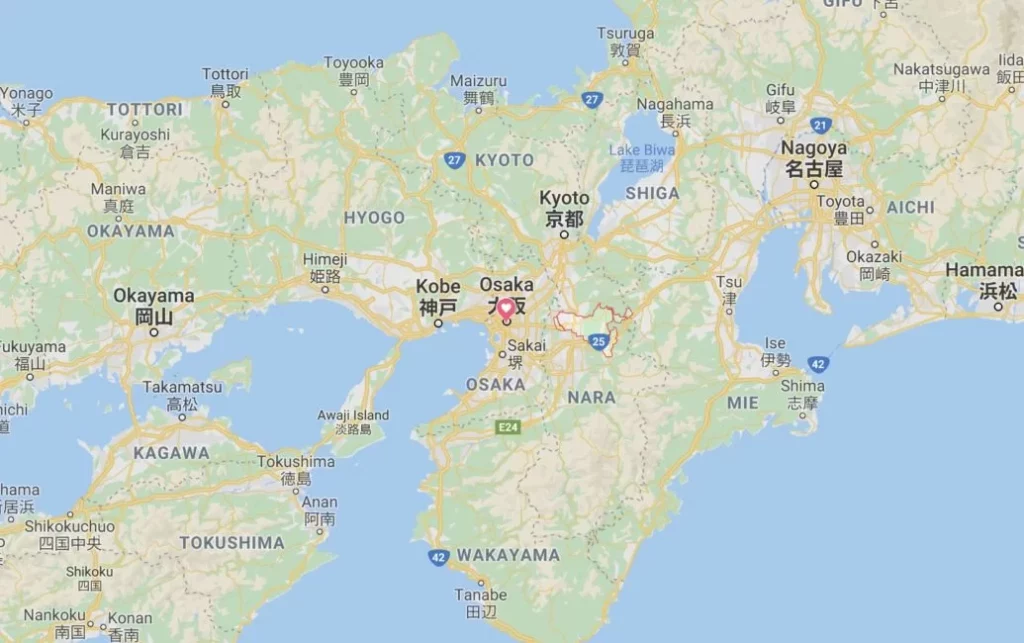 nara-japan-map