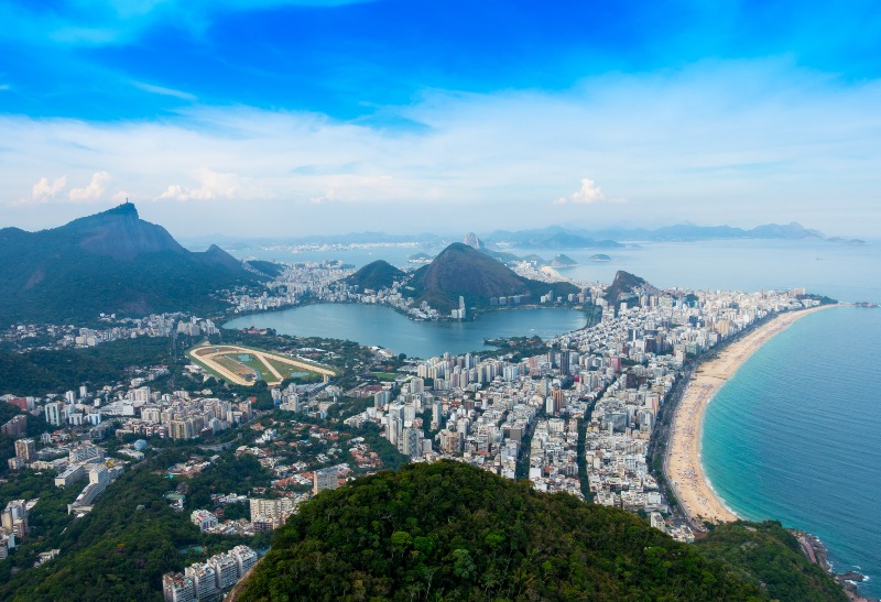 Aerial View Over Rio