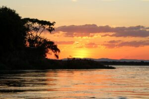 Zambezi river sunset cruise