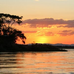 Zambezi river sunset cruise