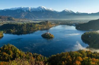 protected national park area in slovenia