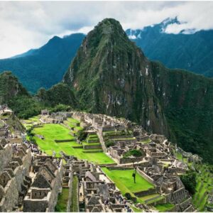 Machu Picchu aerial view