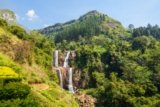 Visiting Ramboda Falls Outside Nuwara Eliya, Sri Lanka